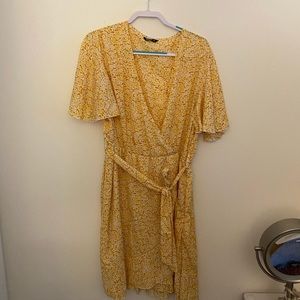 Shein Yellow Floral Sundress